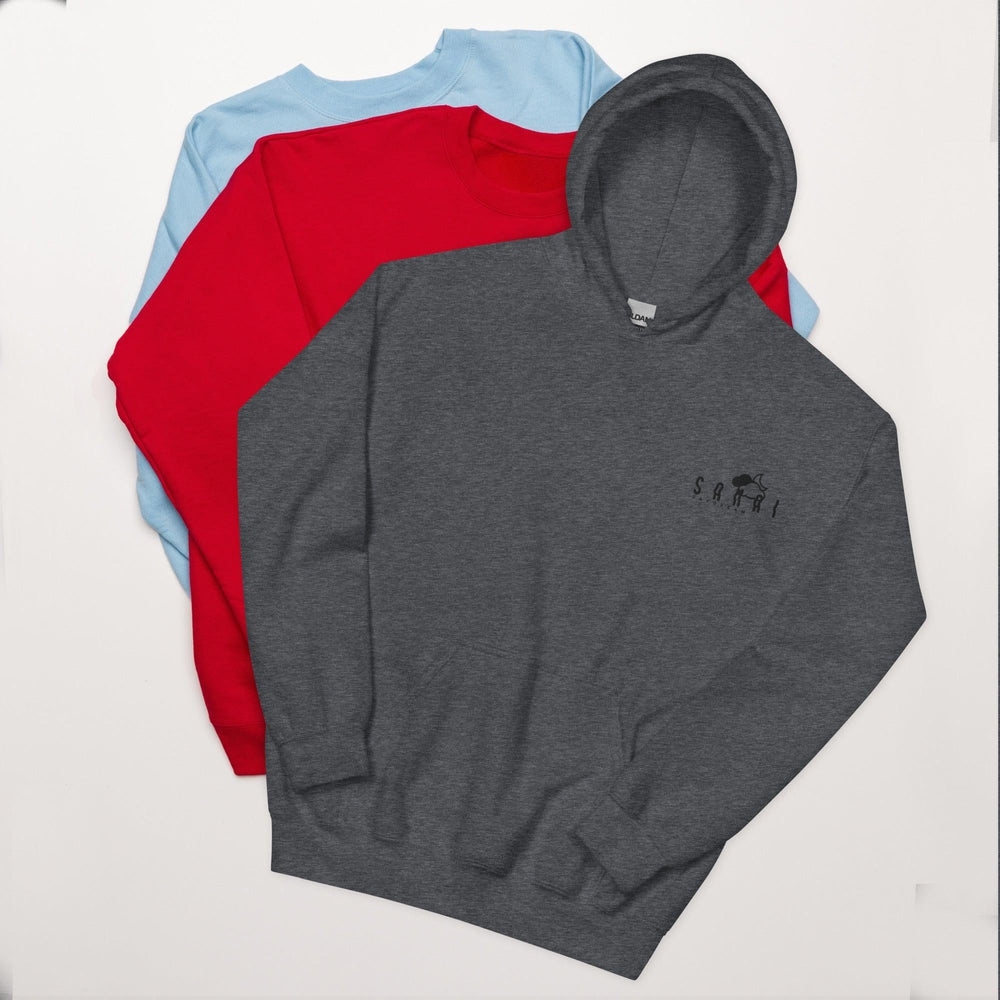Unisex Embroidery Black Samai Logo Hoodie-Samai Apparel