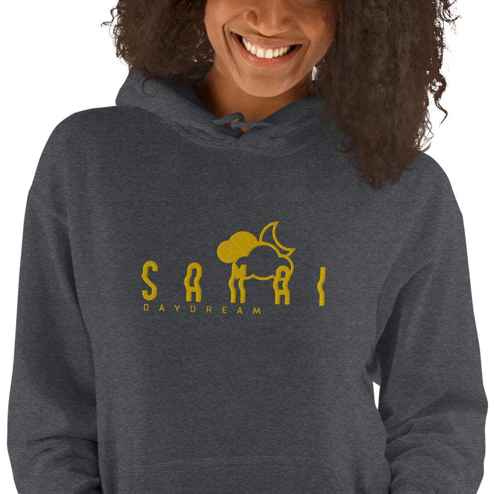 Embroidery Gold Center Logo Hoodie-Samai Apparel
