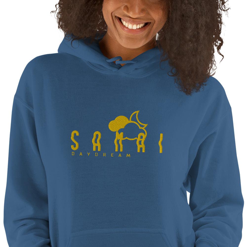 Embroidery Gold Center Logo Hoodie-Samai Apparel