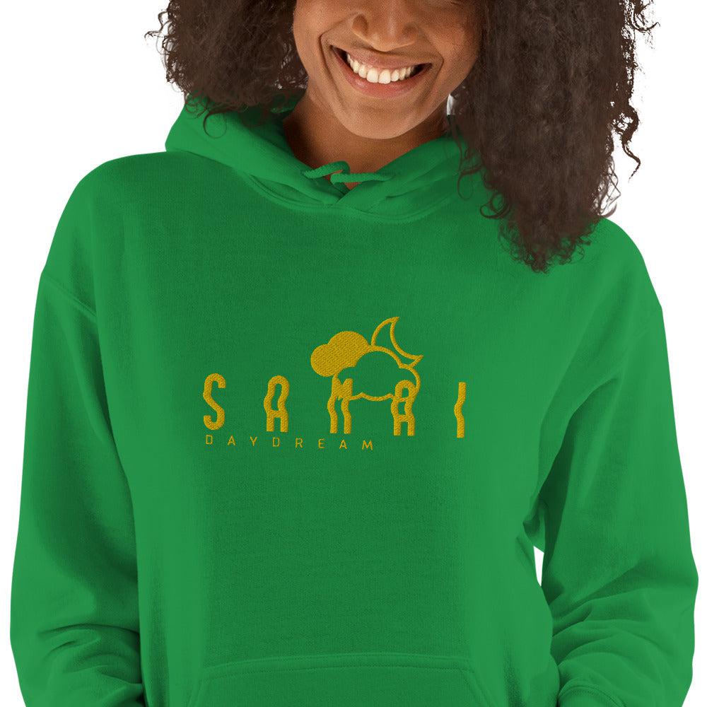 Embroidery Gold Center Logo Hoodie-Samai Apparel
