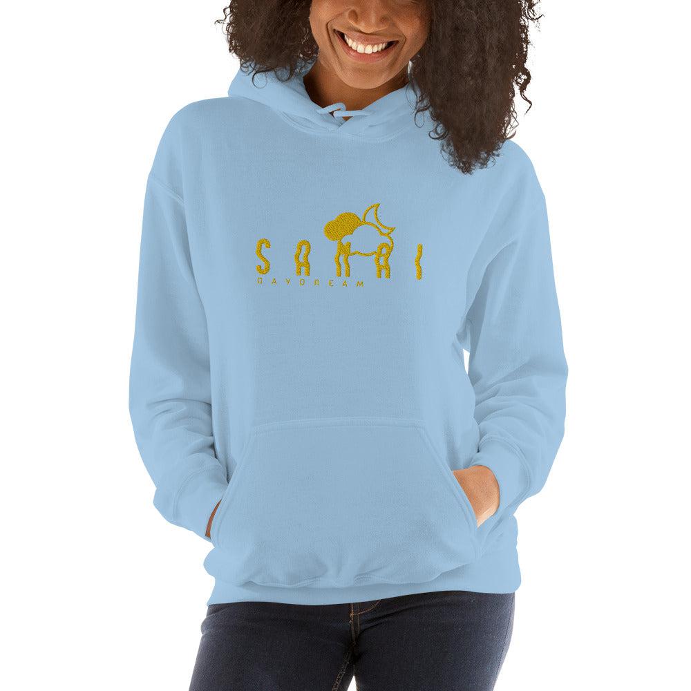 Embroidery Gold Center Logo Hoodie-Samai Apparel
