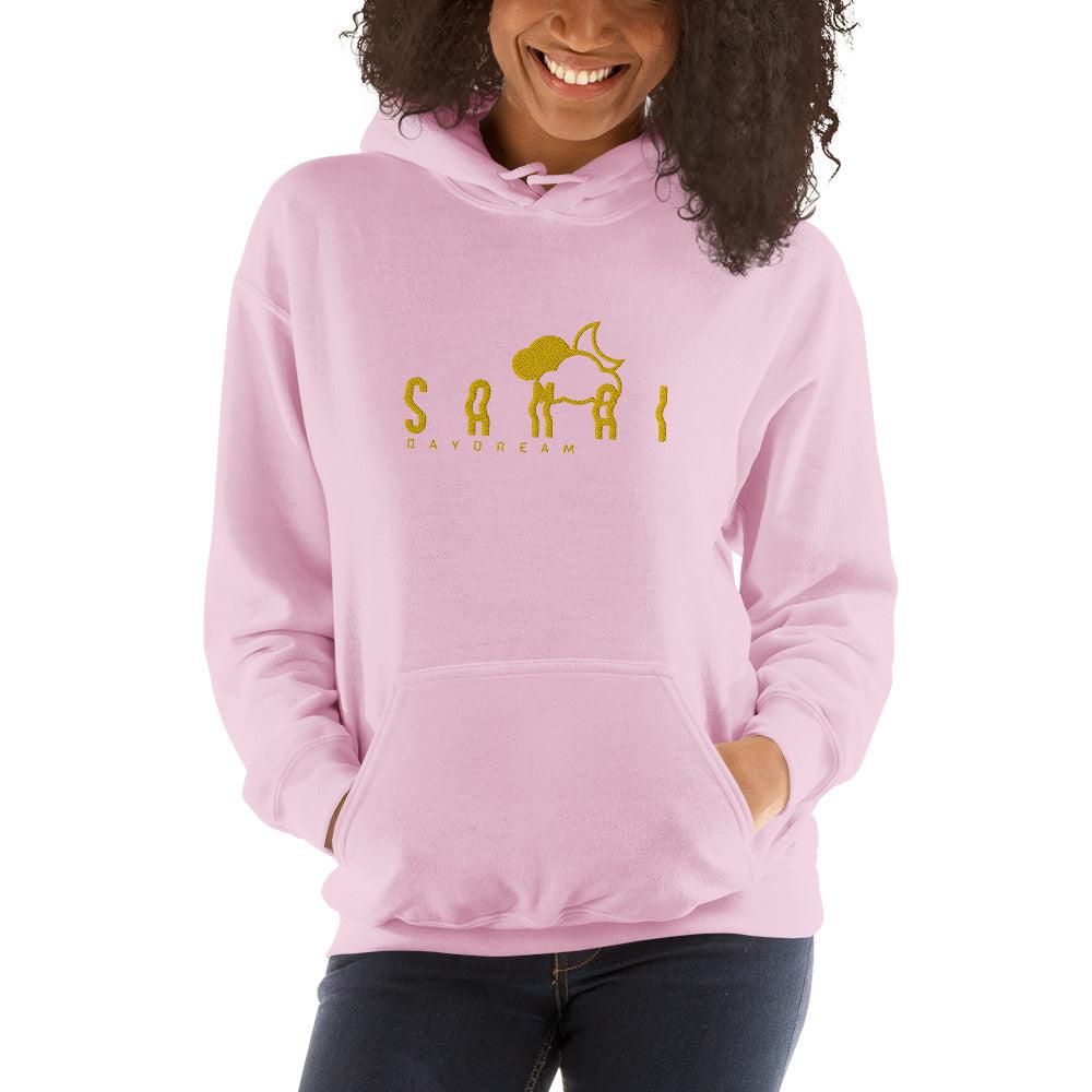 Embroidery Gold Center Logo Hoodie-Samai Apparel