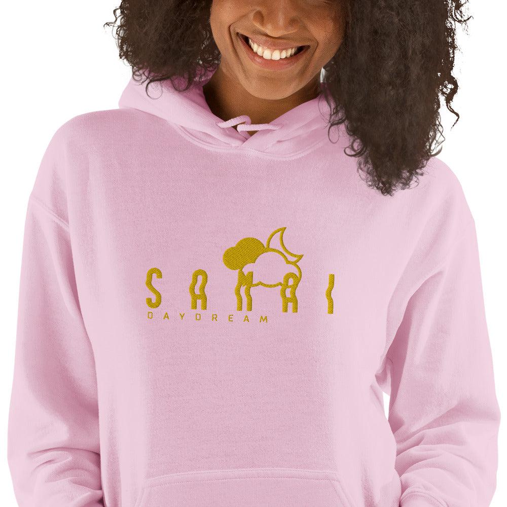 Embroidery Gold Center Logo Hoodie-Samai Apparel