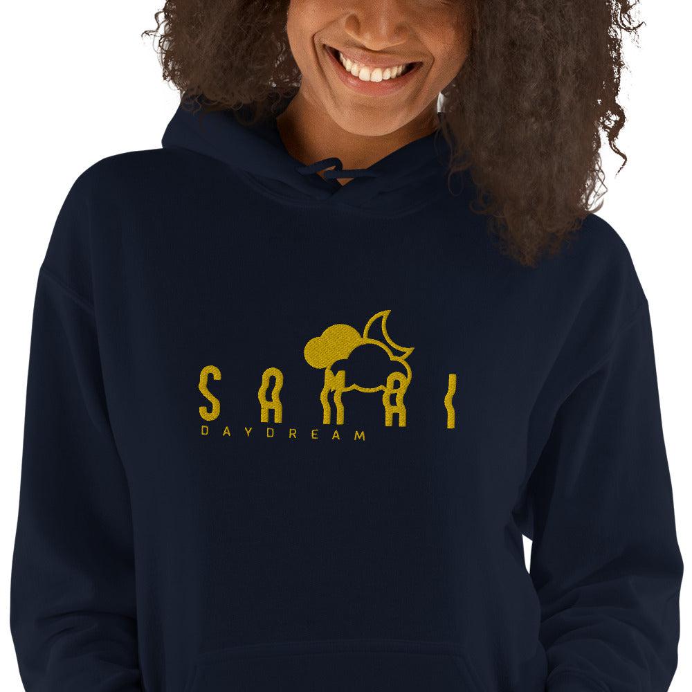 Embroidery Gold Center Logo Hoodie-Samai Apparel