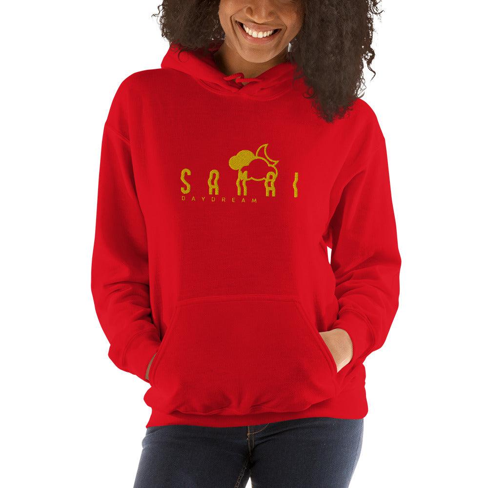 Embroidery Gold Center Logo Hoodie-Samai Apparel