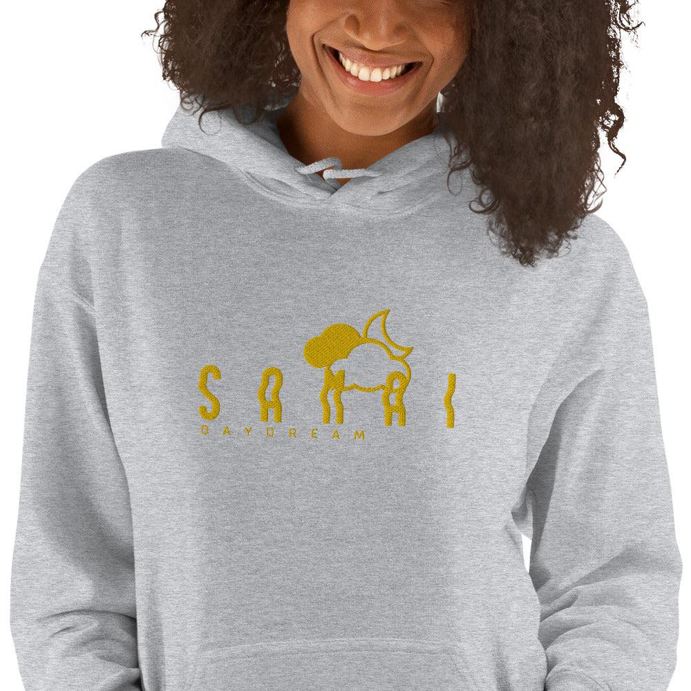 Embroidery Gold Center Logo Hoodie-Samai Apparel