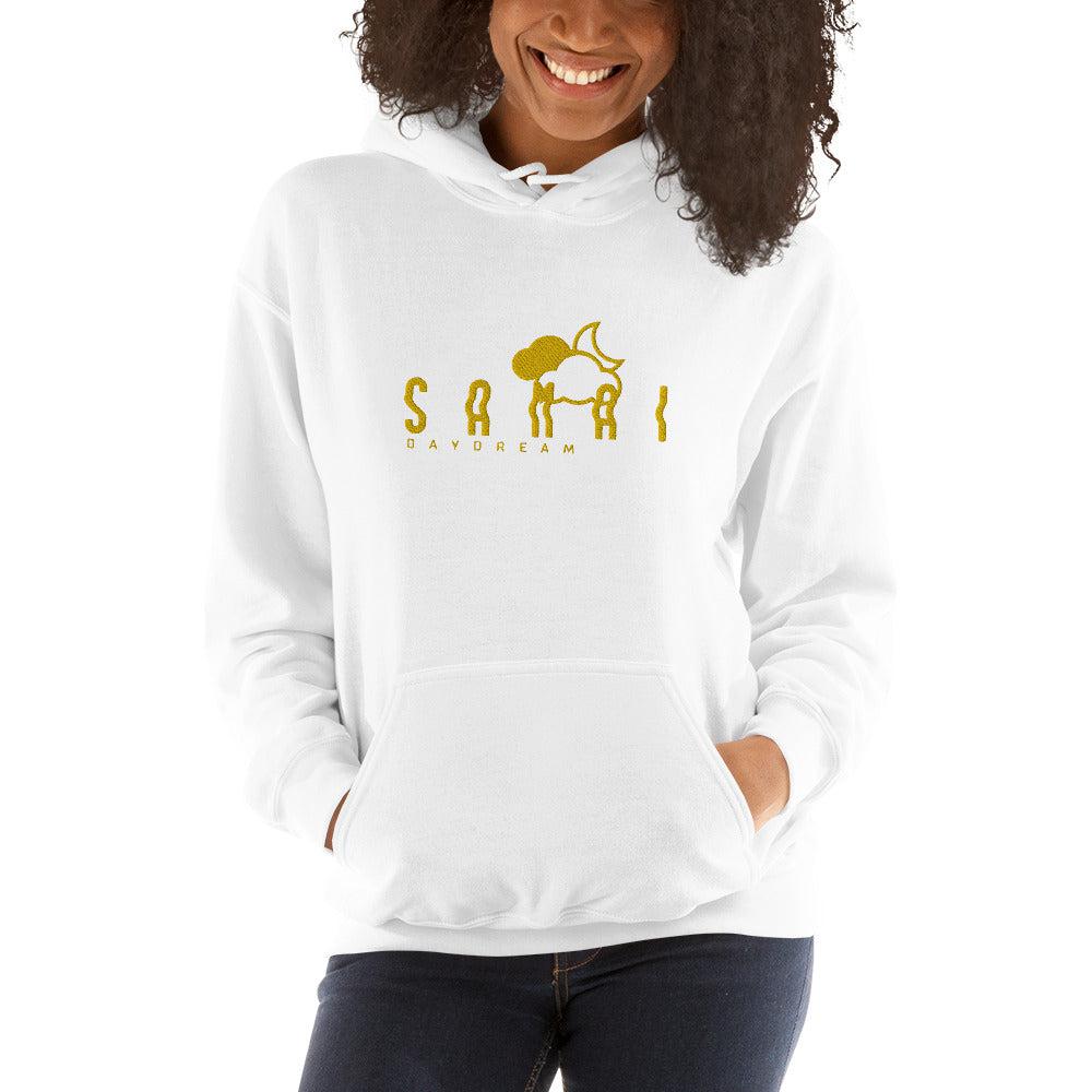 Embroidery Gold Center Logo Hoodie-Samai Apparel