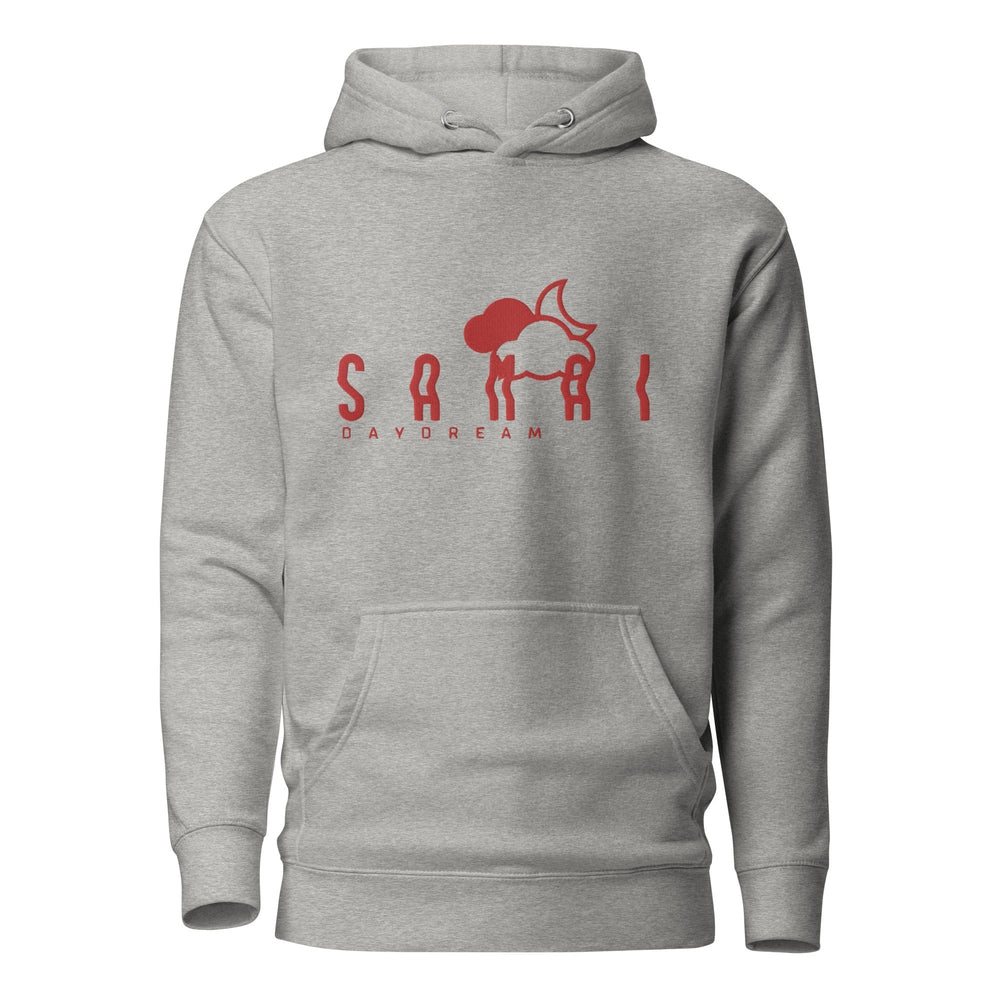 Premium Red Logo Slogan Hoodie-Samai Apparel