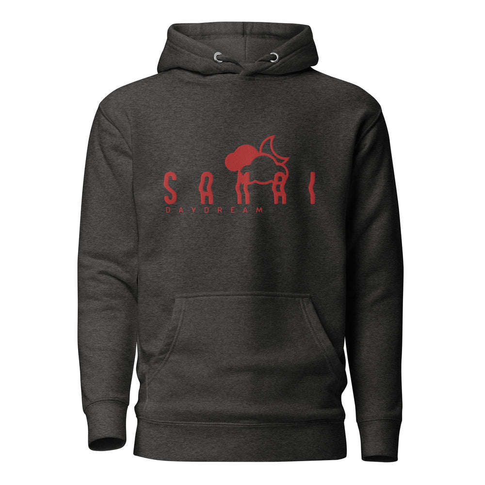 Premium Red Logo Slogan Hoodie-Samai Apparel