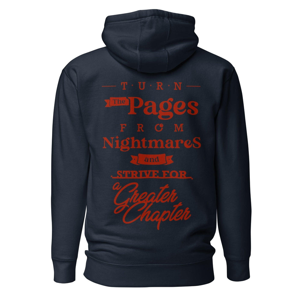 Premium Red Logo Slogan Hoodie-Samai Apparel
