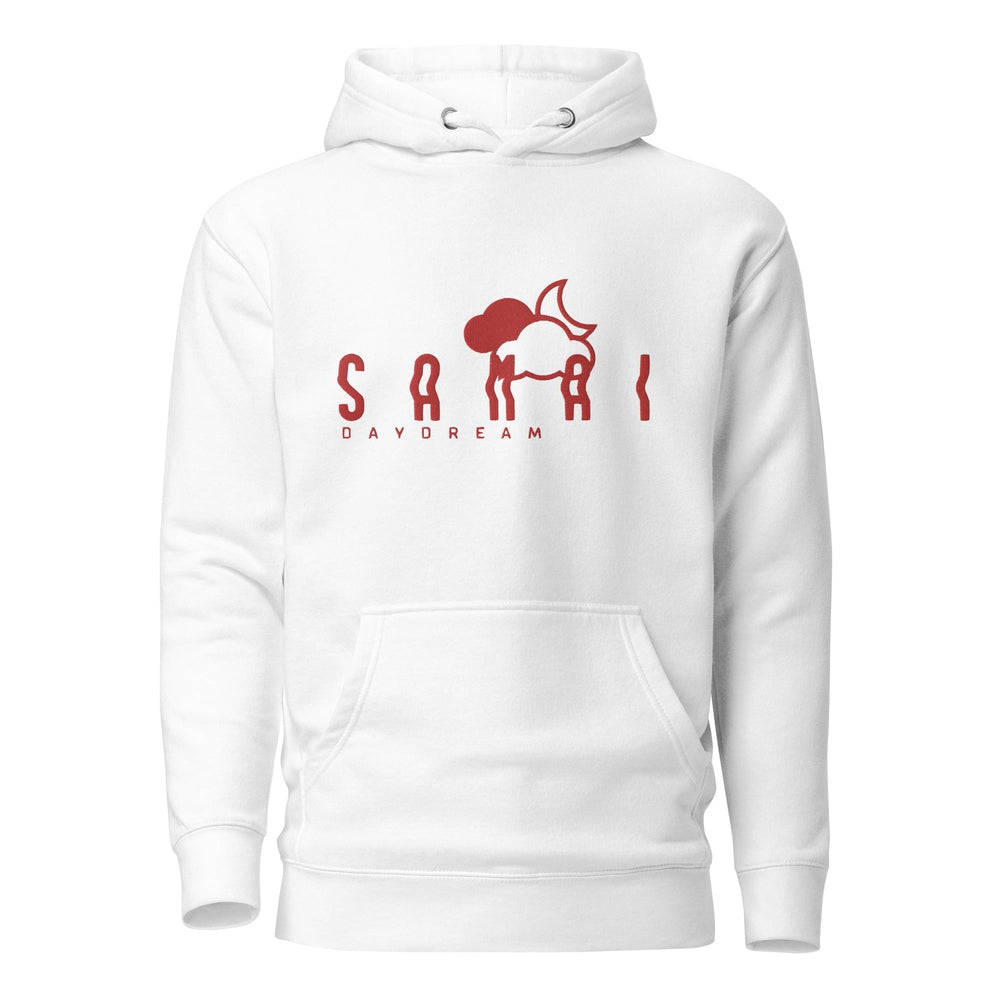 Premium Red Logo Slogan Hoodie-Samai Apparel