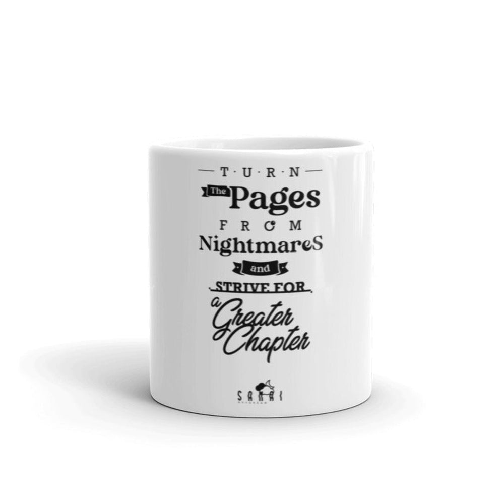 White Samai Slogan Glossy Mug-Samai Apparel