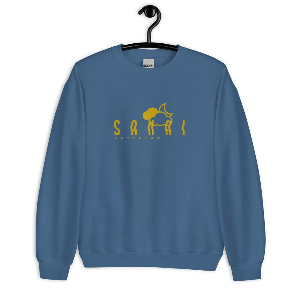 Unisex Embroidery Gold Samai Logo Sweatshirt-Samai Apparel