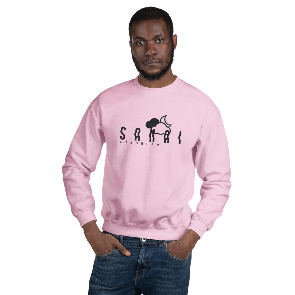 Embroidery Black Center Logo Sweatshirt-Samai Apparel