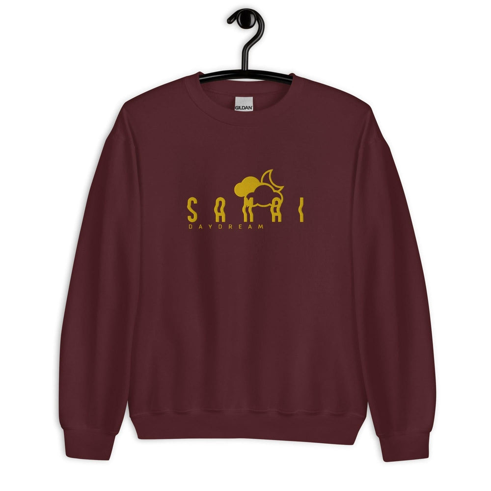 Unisex Embroidery Gold Samai Logo Sweatshirt-Samai Apparel