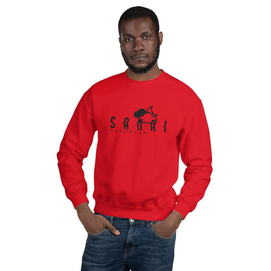 Embroidery Black Center Logo Sweatshirt-Samai Apparel