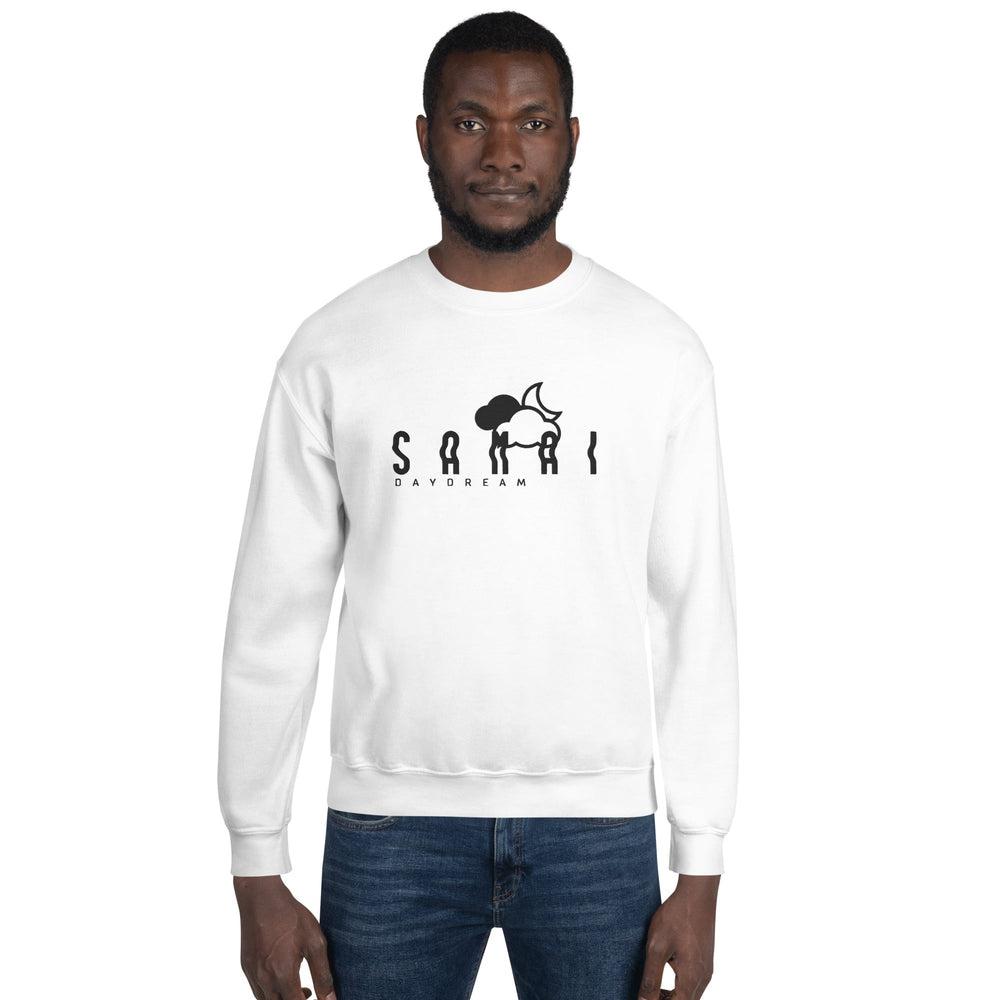 Embroidery Black Center Logo Sweatshirt-Samai Apparel