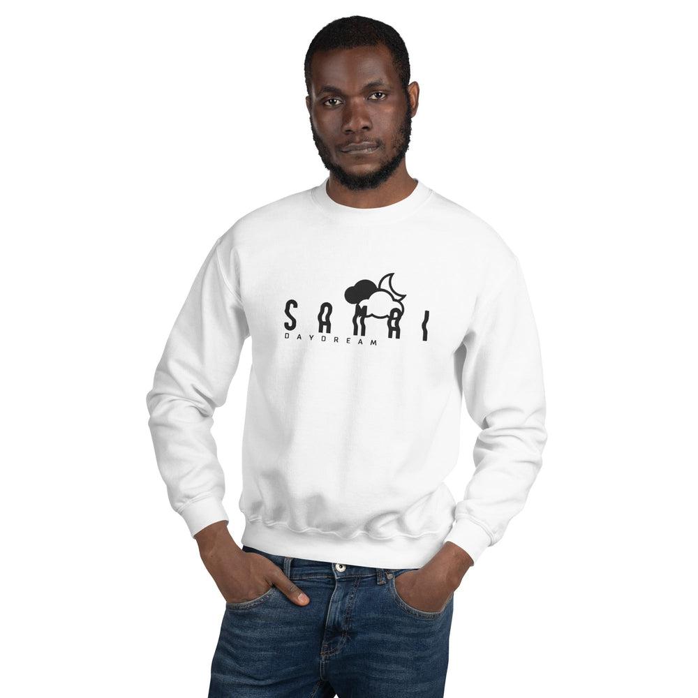 Embroidery Black Center Logo Sweatshirt-Samai Apparel