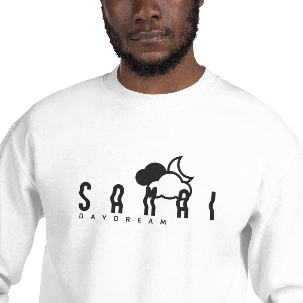 Embroidery Black Center Logo Sweatshirt-Samai Apparel