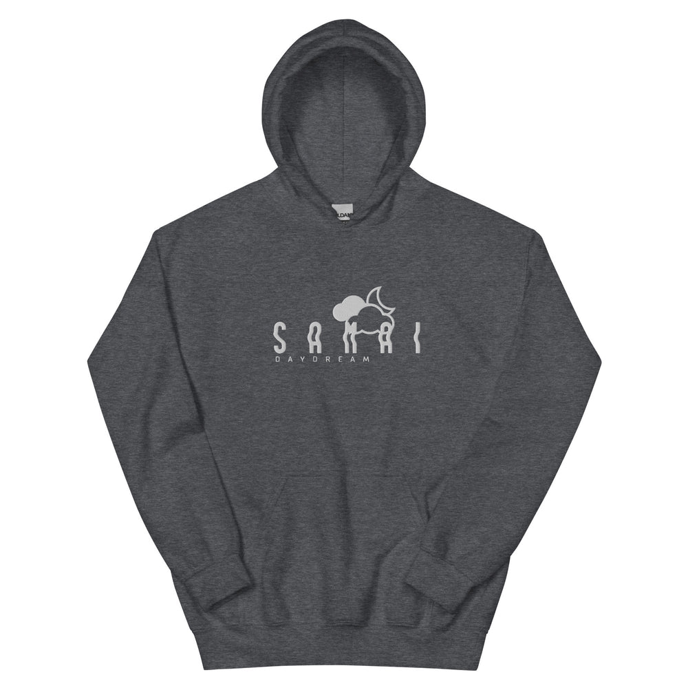 Embroidery White Center Logo Hoodie-Samai Apparel