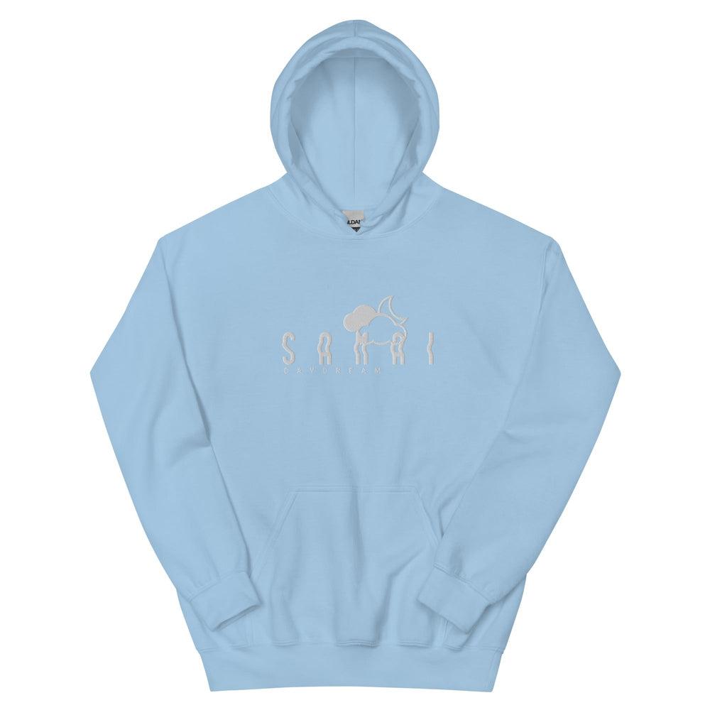 Embroidery White Center Logo Hoodie-Samai Apparel