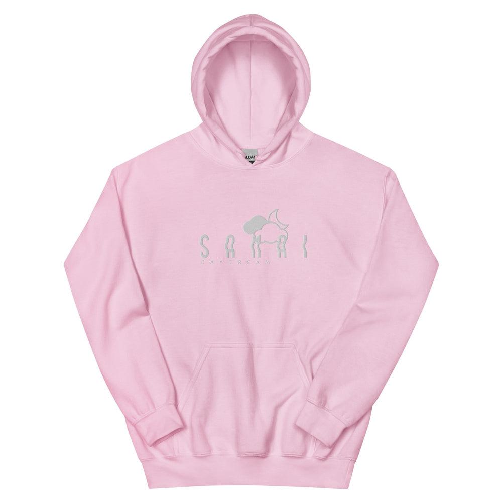 Embroidery White Center Logo Hoodie-Samai Apparel