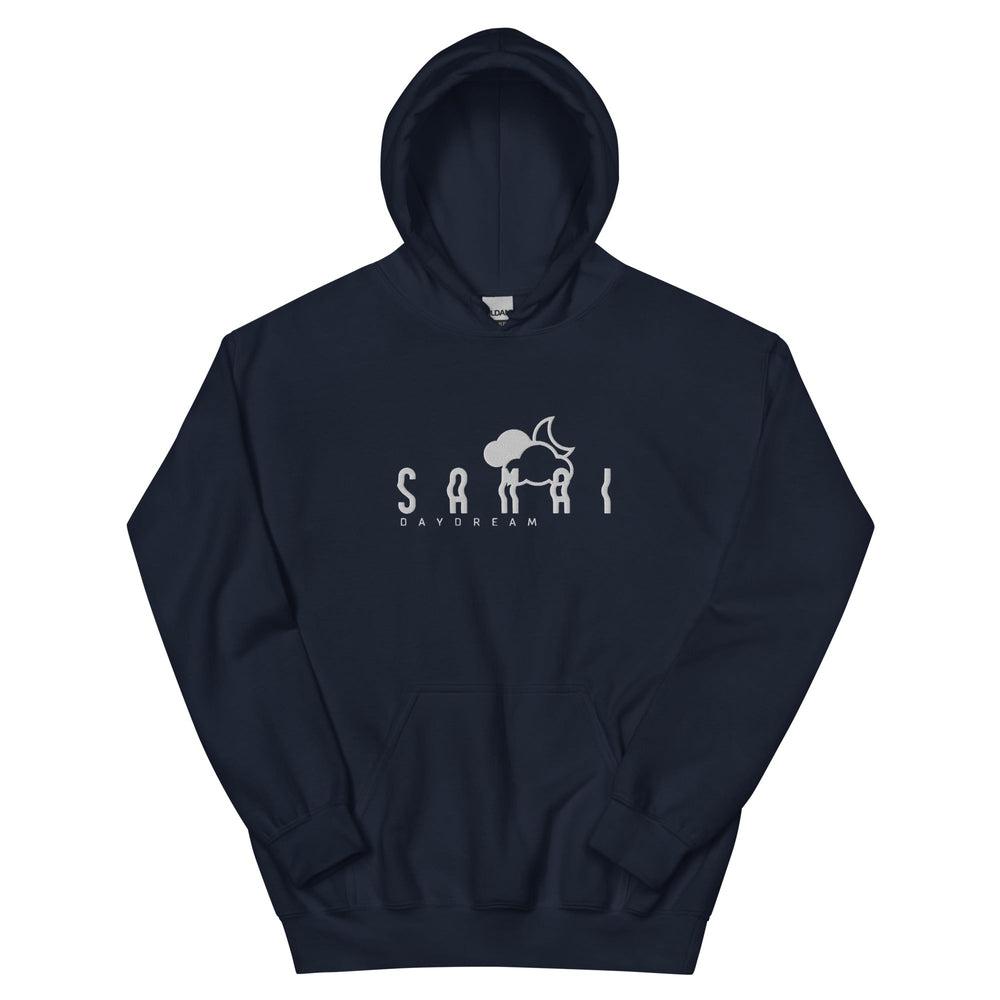 Embroidery White Center Logo Hoodie-Samai Apparel