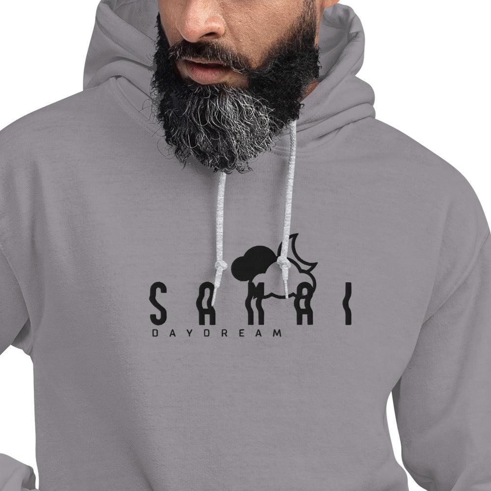 Embroidery Black Center Logo Hoodie-Samai Apparel