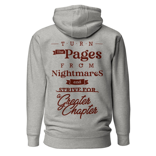 Premium Burgundy Logo Slogan Hoodie-Samai Apparel