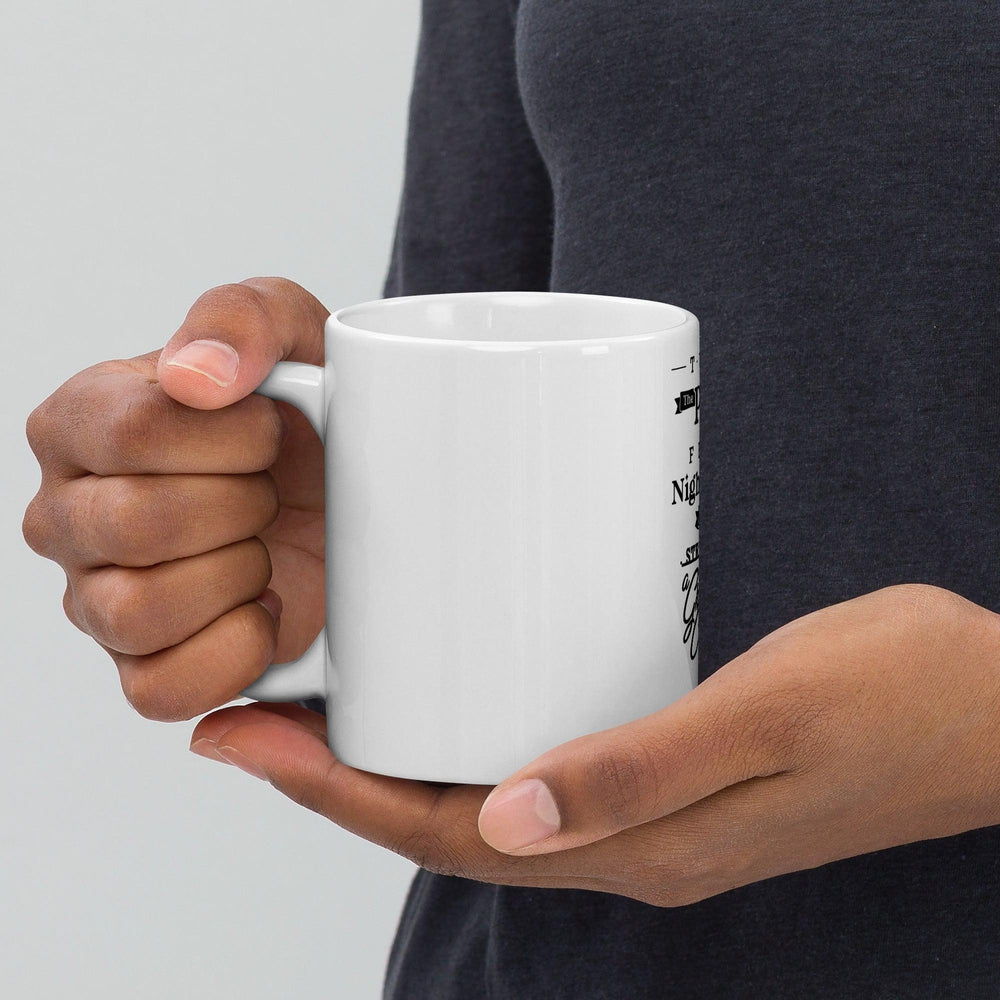 White Samai Slogan Glossy Mug-Samai Apparel