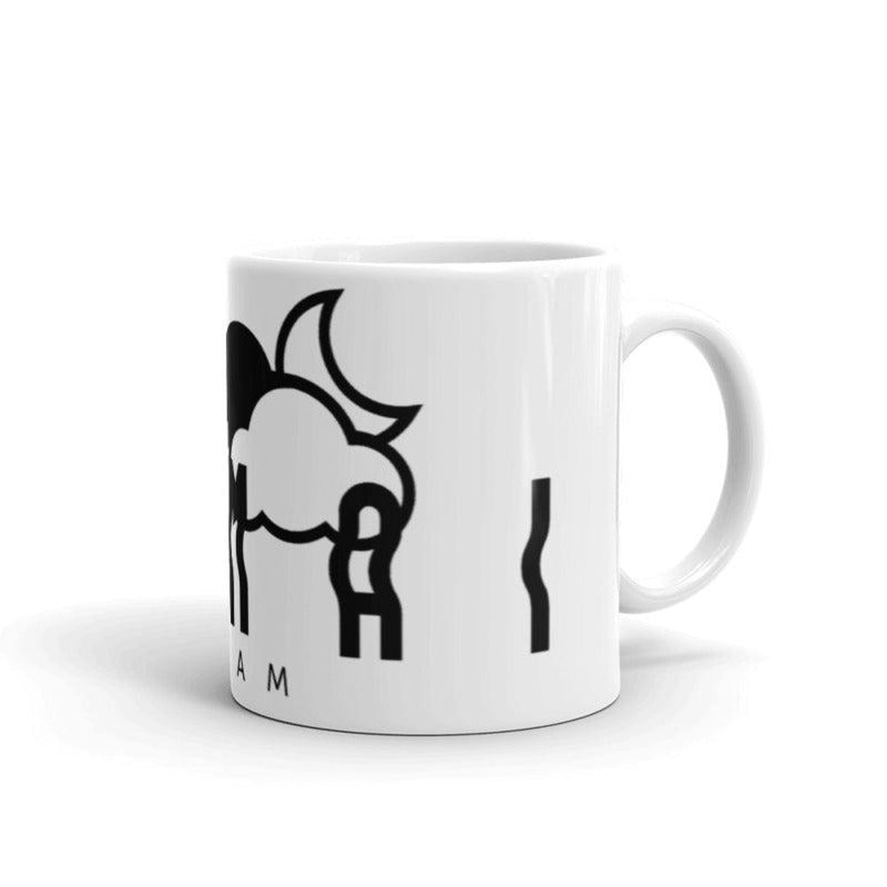 White Samai Glossy Mug-Samai Apparel