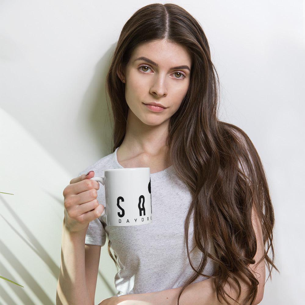 White Samai Glossy Mug-Samai Apparel