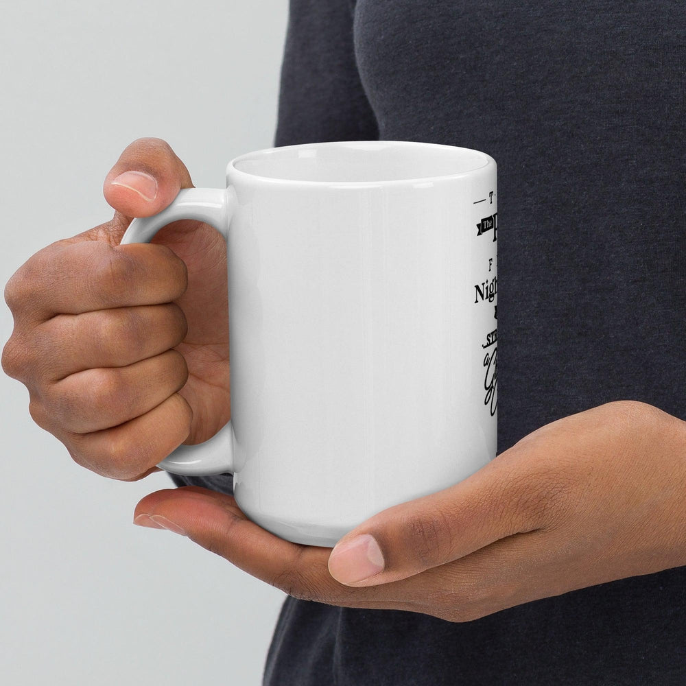 White Samai Slogan Glossy Mug-Samai Apparel